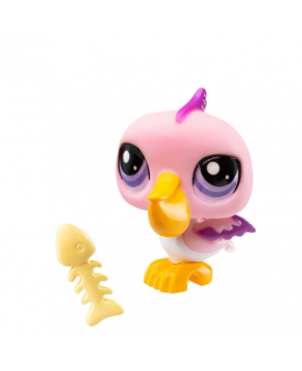 LITTLEST PET SHOP FIGURKA PELIKAN + OŚĆ