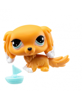 LITTLEST PET SHOP FIGURKA SALIOR SPANIEL + STATEK
