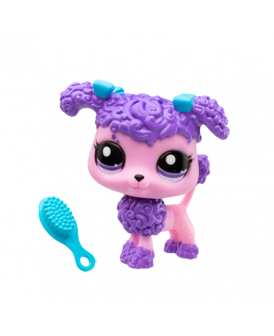 LITTLEST PET SHOP FIGURKA SASSY PUDEL + SZCZOTKA