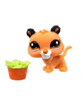 LITTLEST PET SHOP FIGURKA UROCZA LWICA + SAŁATA