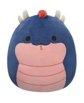 SQUISHMALLOWS MASKOTKA BAZYLISZEK CIAN 30 CM