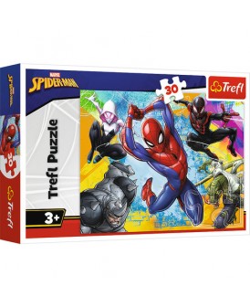 TREFL PUZZLE 30 EL. KOLORY SPIDERMAN'A MARVEL