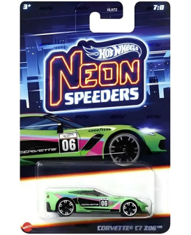 HOT WHEELS NEON SPEEDERS CORVETTE C7 Z06