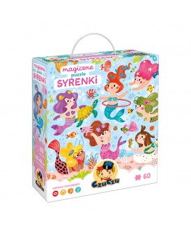 CzuCzu MAGICZNE PUZZLE SYRENKI 60 SZT.