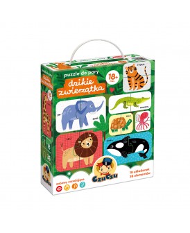 CzuCzu PUZZLE DO PARY DZIKIE ZWIERZĄTKA