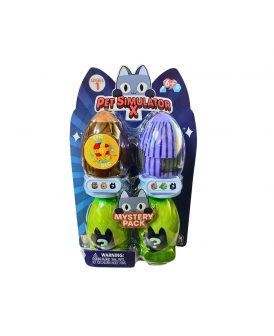 PET SIMULATOR MYSTERY PETS FIGURKI 4PAK MIX