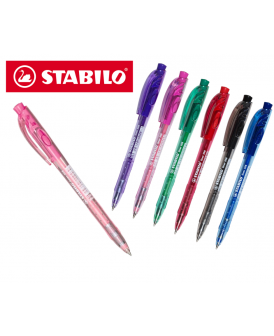 STABILO DŁUGOPIS AUTOMATYCZNY LINER RÓŻOWY