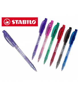 STABILO DŁUGOPIS AUTOMATYCZNY LINER FIOLETOWY