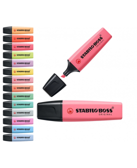 STABILO ZAKREŚLACZ BOSS ORIGINAL PASTELOWY WIŚNIOW