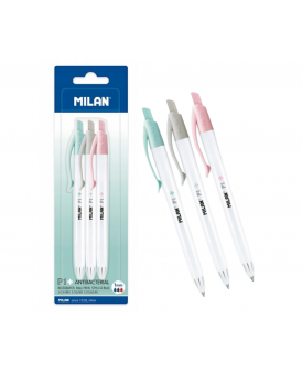 MILAN DŁUGOPIS 3 SZT. ANTIBACTERIAL BLISTER
