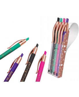 MILAN DŁUGOPISY CAPSULE COPPER ETUI 4-KOL