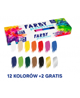 OXFORD FARBY PLAKATOWE 12-KOL.+ ZŁOTY I SREBRNY