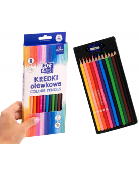 OXFORD KREDKI OŁÓWKOWE 12-KOL. REGULAR