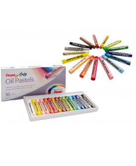 PENTEL PASTELE OLEJNE 16 KOLORÓW