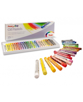 PENTEL PASTELE OLEJNE 25 KOLORÓW