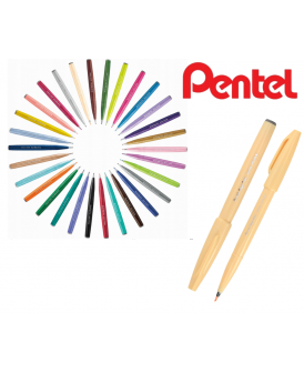 PENTEL PISAK  DO KALIGRAFII BRUSH BLADOPOMARAŃCZ