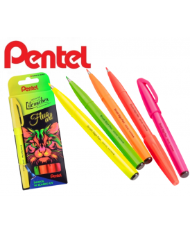 PENTEL FLUO ART ZESTAW DO KALIGRAFII I LITERNICTWA
