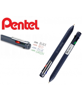 PENTEL DŁUGOPIS IZEE 4-KOLOROWY OBUDOWA GRANATOWY