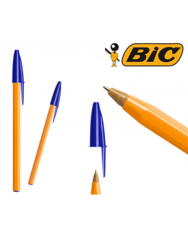 BIC DŁUGOPIS 0,8MM ORANGE ORIGINAL NIEBIESKI