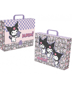 TECZKA Z RĄCZKĄ A4 XL 33X24,8X9CM KUROMI PINK