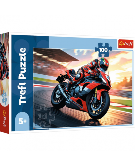 TREFL PUZZLE 100 EL. SZYBKI MOTOCYKL