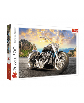 TREFL PUZZLE 500 EL. CZARNY MOTOCYKL