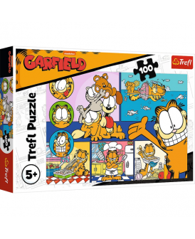 TREFL PUZZLE 100 EL. LENIWY GARFIELD