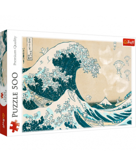 TREFL PUZZLE 500 EL. WIELKA KOCIA FALA