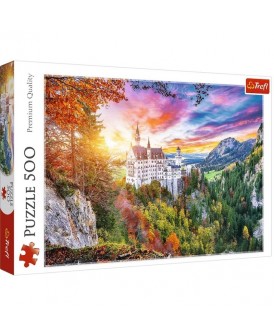 TREFL PUZZLE 500 EL. WIDOK NA ZAMEK NEUSCHANSTEIN