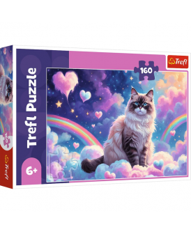 TREFL PUZZLE 160 EL. DOMOWY KOTEK