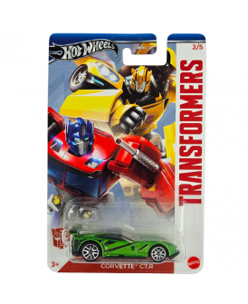 HOT WHEELS TRASFORMERS CORVETTE C7.R 2/5