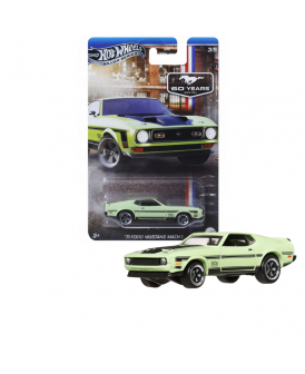 HOT WHEELS SILVER '71 FORD MUSTANG MACH 3/5