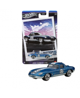 HOT WHEELS SILVER JAGUAR LIGHTWEIGHT E-TYPE 2/5