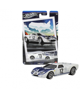HOT WHEELS SILVER FORD GT40 1/5