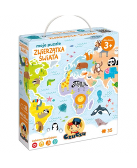 CzuCzu MOJE PUZZLE ZWIERZĘTA ŚWIATA