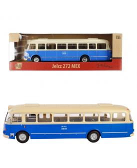 PRL AUTOBUS JELCZ 272 MEX 1:43 NIEBIESKI