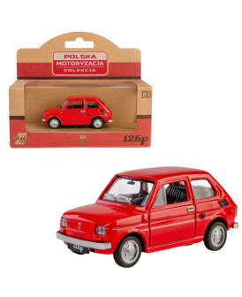 PRL SAMOCHÓD  FIAT 126P CZERWONY