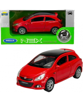 WELLY 1:34 OPEL CORSA OPC CZERWONY