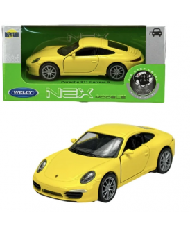 WELLY 1.34-1.39 PORSCHE 911 CARRERA S ŻÓŁTY
