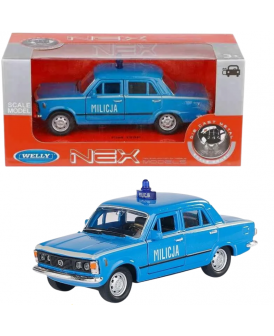 WELLY 1:34 SAMOCHÓD POLONEZ MILICJA NIEBIESKI