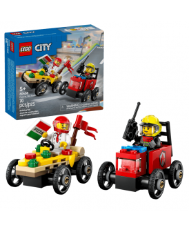 60458 LEGO CITY ZESTAW WYŚCIGÓWEK: PIZZA KONTRA