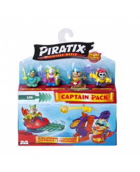 FIGURKA PIRATIX SHARK TREASURE CAPTAIN