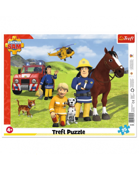 TREFL PUZZLE RAMKOWE 25 EL. DZIEŃ STRAŻAKA SAMA