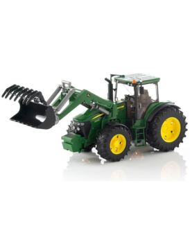 BRUDER 03051 CIĄGNIK JOHN DEERE 7930 Z ŁADOWACZEM