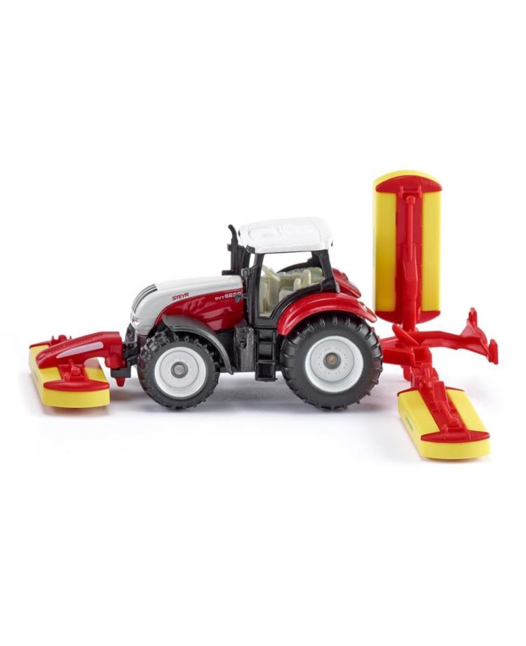 SIKU 1672 TRAKTOR STEYR Z KOSIARKĄ