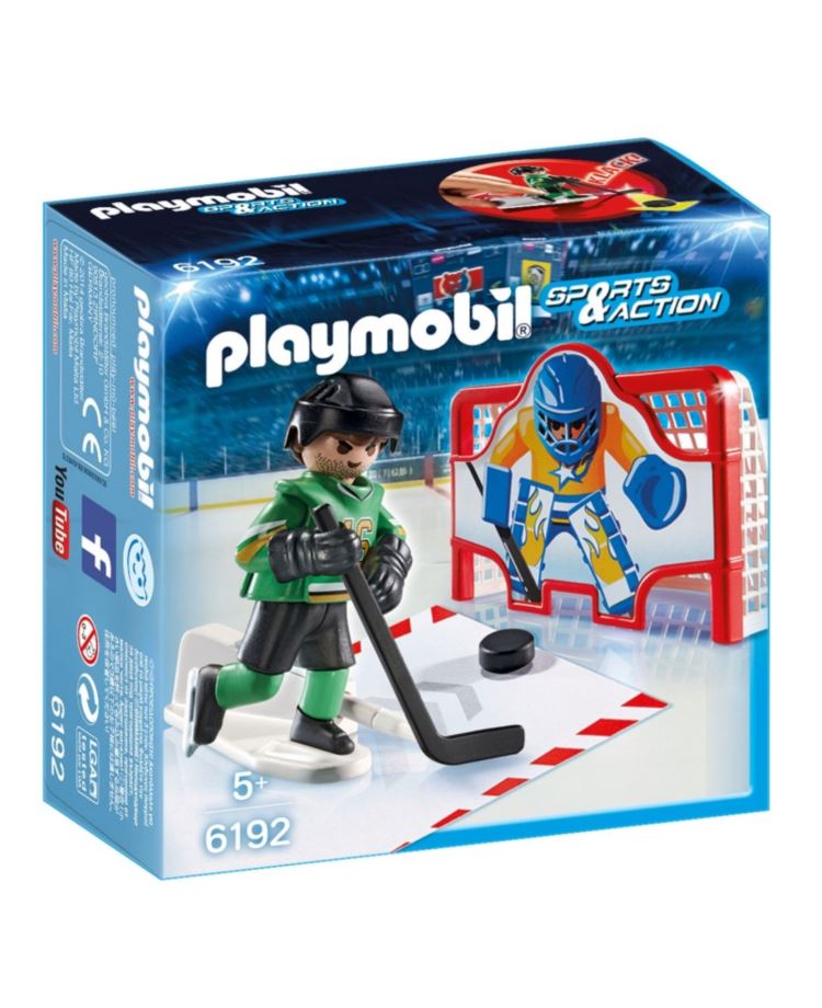 PLAYMOBIL 6192 HOKEJOWA BRAMKA TRENINGOWA
