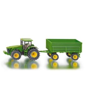 SIKU 1953 1:50 TRAKTOR JOHN DEERE Z PRZYCZEPĄ