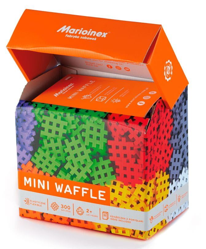 KLOCKI WAFFLE MINI 300 SZT.