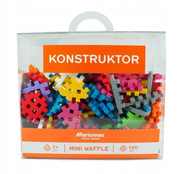 KLOCKI WAFFLE MINI 140 SZT. KONSTRUKTOR