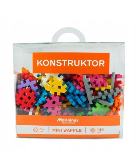 KLOCKI WAFFLE MINI 140 SZT. KONSTRUKTOR